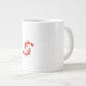 Kopje koffie monster poisson extra grote beker (Voorkant rechts)