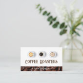 Kopjes koffie Top Uitzicht | koffiebonen Visitekaartje (Staand voorkant)