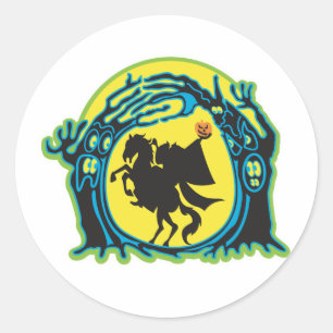 koploze ruiter ronde sticker