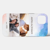 Koppel 2 Foto's Aangepaste persoonlijke iPhone-dra Case-Mate iPhone Case (Achterkant (horizontaal))