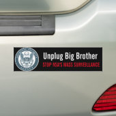 Koppel Big Brother-Bumpersticker los Bumpersticker (Op auto)