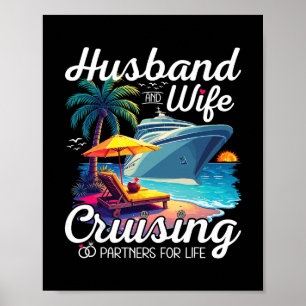 Koppel cruise echtgenoot en vrouw cruises partners poster