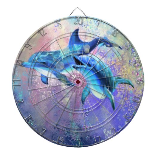 Koppel Dolfijn Dart Board Dartbord (Voorkant)
