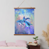Koppel Dolfijn Hanging Tapestry Hangend Wandkleed (Slaapkamer)