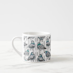 koppel duiven espresso kop