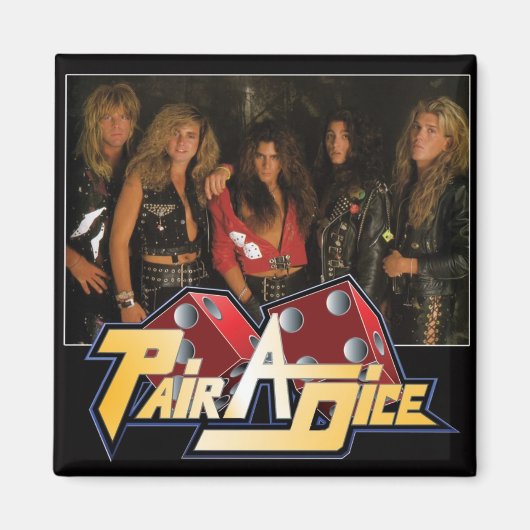 Koppel een dobbelmagneet magneet (Voorkant)