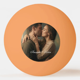 Koppel Foto & Aangepaste Naam Pingpongballen