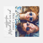 Koppel Foto Fleece Deken (Voorkant (Horizontaal))