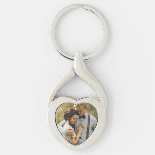 Koppel foto-hoofdketen sleutelhanger