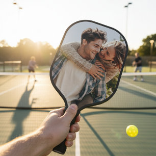 Koppel Foto Jouw Eigen Twee Beelden Dubbele Kant Pickleball Paddle