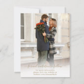Koppel Foto Save the Date Aankondiging (Achterkant)
