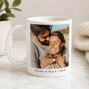 Koppel Fotokoffiekop Huwelijkscadeau Beker Koffiemok