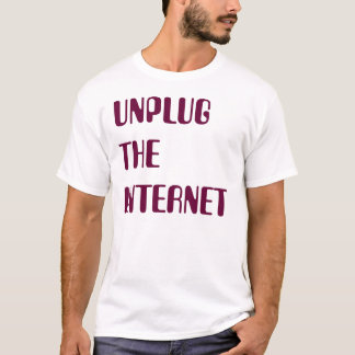 Koppel het internet los t-shirt
