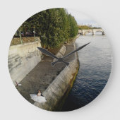 Koppel in Parijs Grote Klok (Voorkant)