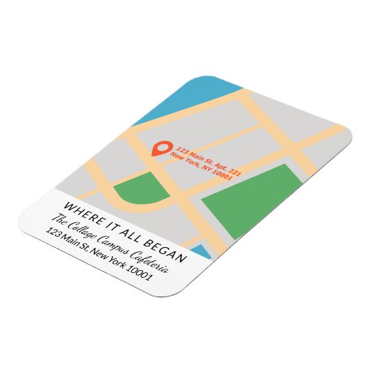 Koppel Jubileum Keepsake waar het allemaal begon k Magneet (Linkerzijde)