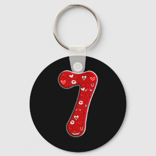 Koppel Kostuum Duo 67 Meme Zes Zeven Nummer 7 Vale Sleutelhanger