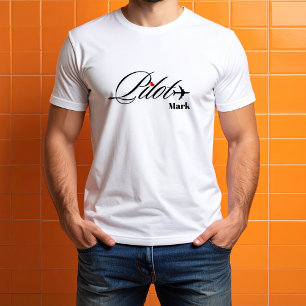 Koppel Matching Piloot & Vliegtuig Eenvoudig Aange T-shirt