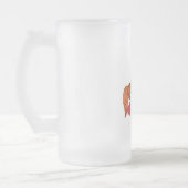 Koppel met ballonnen matglas bierpul (Links)