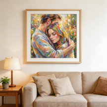 Koppel Omhelzing Impressionistische Stijl