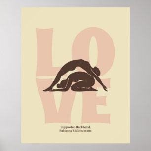 Koppel Yoga Houden Print Matisse Stijl Muurkunst