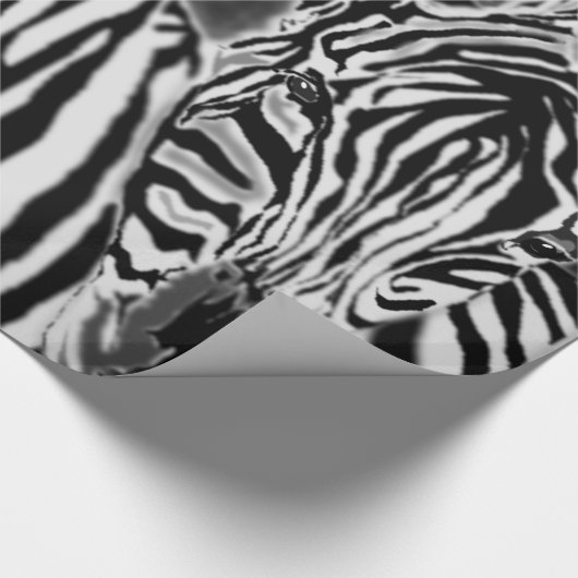 Koppel Zebra inpakpapier (Hoek)