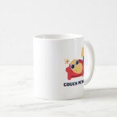 Koppelaardappel grappig gepersonaliseerd koffiemok (Voorkant rechts)