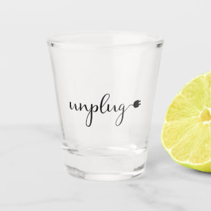 Koppelen met Script-tekst en stekker Shot Glas