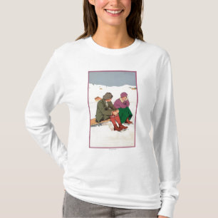 Koppeling met een ijsbreker t-shirt