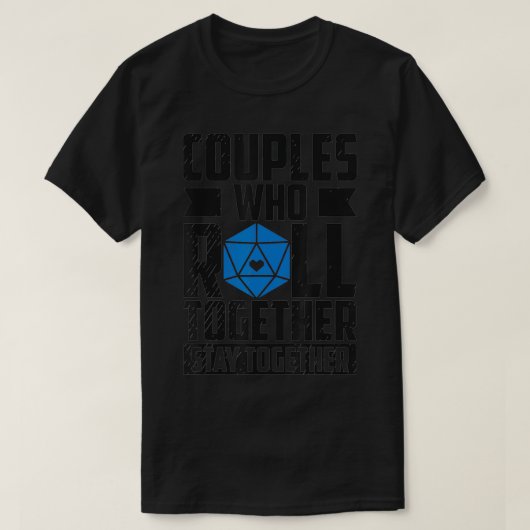 Koppelingen die samen rollen, blijven Valentijns T-shirt (Design voorkant)