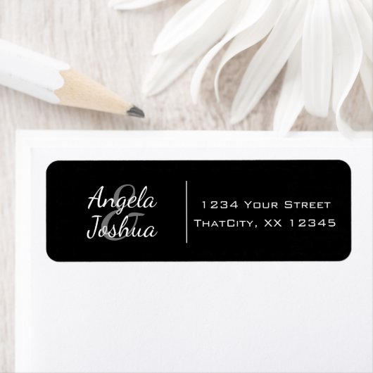 Koppelingen Eenvoudig minimaal Casual zwart wit Etiket (Insitu)