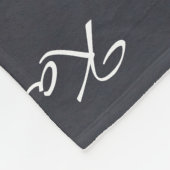 Koppelingen gaan met elkaar samenwerken fleece deken (Hoek)