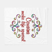 Koppelingen maken het leven speciaal fleece deken (Voorkant (Horizontaal))