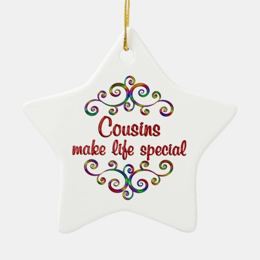 Koppelingen maken het leven speciaal keramisch ornament (Voorkant)