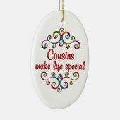 Koppelingen maken het leven speciaal keramisch ornament (Rechts)