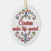 Koppelingen maken het leven speciaal keramisch ornament (Rechts)