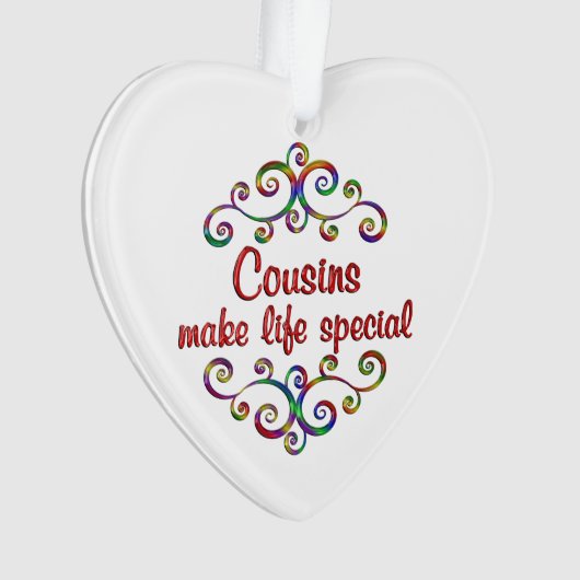 Koppelingen maken het leven speciaal ornament (voorkant)