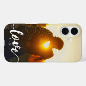 Koppelingen Monogram LOVE Aangepaste foto Case-Mate iPhone Case (Achterkant (horizontaal))