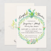 Koppelingen tonen Robuuste woestijn Chic Cacti-Wat Kaart (Voorkant / Achterkant)