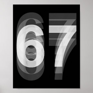 Koppelkostuum 67 Zes Zeven Meme Grappig _1 Poster