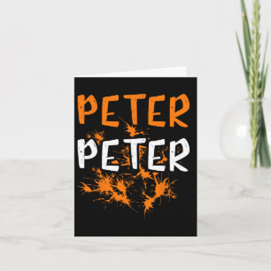 Koppelkostuum Peter Pumpkin Eater Splash Halloween Kaart