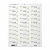 Koppels Botanische Waterverf Elegant Etiket (Full Sheet)