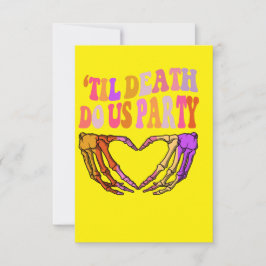 koppels bruiloft 'Til Death Do us Bachelorette'