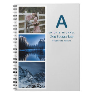 Koppels BUCKET LIST Foto Collage Pas getrouwd Jour Notitieboek