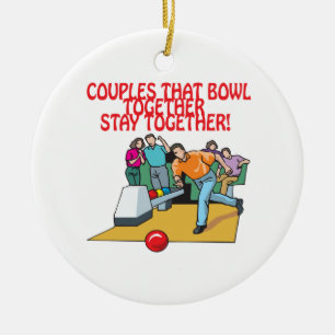 koppels die Bowl samen Keramisch Ornament
