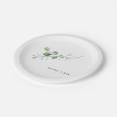 Koppels douche botanisch papieren bordje (Gekanteld)