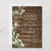 Koppels Douche Eucalyptus groen rustiek hout Kaart (Voorkant)