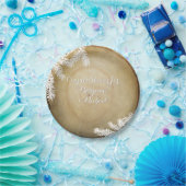 Koppels Douche Woodland Forest Center Snijboom Papieren Bordje (Feest)