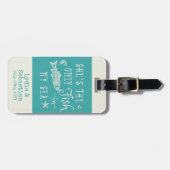 koppels Echtgenoot Echtgenote koel-en-klare kruisv Bagagelabel (Voorkant horizontaal)