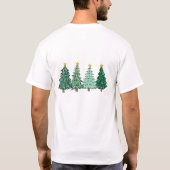  Koppels Eerste Kerstmis Mannen T-shirt (Achterkant)