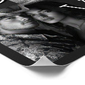 Koppels Fotocollage Moderne Minimalist Poster (Hoek)